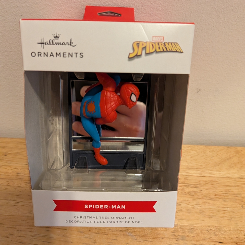 Hallmark Spider-Man Ornament with Red and Blue